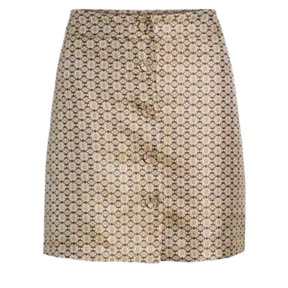 NWT WAYF  Belham Gold Daisy Button Mini Skirt 🌼